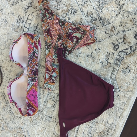 Victoria's Secret Boho Strapless Bikini - 2 Bottoms - Picture 2 of 11